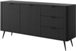 ArtLas Komód LINA 163 2D23 | fekete