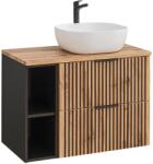ArtCom Fürdőszoba szekrény mosdóval és munkalappal XILO DU80/1 | 80 cm