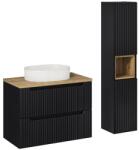ArtCom Fürdőszobagarnitúra NOVA Black 80/1