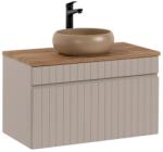 ArtCom Fürdőszoba szekrény mosdóval és tetővel ICONIC Cashmere DU80/1 | 80 cm