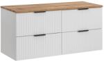ArtCom Fürdőszoba szekrény felsővel ADEL Fehér D120/1 | 120 cm