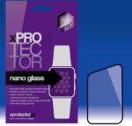 XPRO Nano Glass kijelzővédő fekete kerettel Apple Watch 38mm készülékhez (126405)