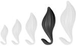 DarkSil Bulby XL - prémium szilikon anális dugó 20x9 cm, fekete - eromarkt
