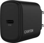 CANYON Адаптер за Захранване CANYON charger OnCharge 250 25W 1xPD EU Black (CNE-CHA250-11)