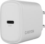 CANYON Адаптер за Захранване CANYON charger OnCharge 250 25W 1xPD EU White (CNE-CHA250-01)