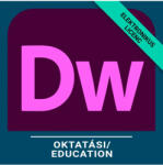Adobe Dreamweaver for teams - Oktatási, Angol, Új előfizetés, 12 hónap (65272463BB01A12)