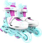 Yvolution Детски ролери 2 в 1 Yvolution - Neon Combo Skates, размер 30-33, синьо-зелено и розово (NT09T4) Ролери