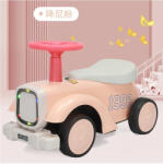 Glowmania Masinuta ride on fara pedale, muzica si efecte luminoase, stil retro, 63x33x38 cm