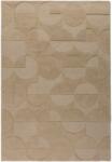 Flair Rugs Gigi téglalap alakú szőnyeg, 120 x 170 cm, 3200 g/m2, 100% gyapjú, krém színű