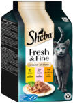 Sheba 12x50g Sheba Fresh & Fine csirke, lazac & pulyka szószban nedves macskatáp