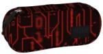 DERFORM BackUp ovális tolltartó - Black, red (PB7A51)