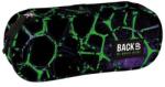 DERFORM BackUp ovális tolltartó - Black, green (PB7A52) (PB7A52)