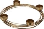 H&L Ring gyertyatartó teamécseshez, 26 cm arany (A789-00-00)