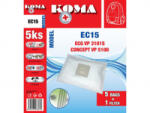 Koma EC 15 Microfilteres porszívó porzsák 5db/cs. + 1 db. filter (EC-15)