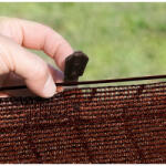 NORTENE Árnyékolóháló kapocs barna