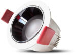 GLEDOPTO GL-D-002P Zigbee Pro (Zigbee 3.0 + RF vevős) okos süllyesztett RGBCCT LED spot lámpa (300 lumen, IP40), fehér kerettel - okosabbotthon