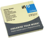 Info Notes Notes adeziv Info Notes, 75x75 mm, 100 file (IN565401)