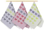 BELLATEX 3 darabos készlet - 50 × 70 cm - szívecskék (6217)