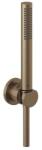 Kludi Set dus Kludi, Nova Fonte, cu pară de duș, suport și furtun 125 cm, brushed bronz (20850N1-15)
