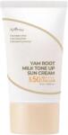 ISNTREE Yam Root Milk Tone Up Sun Cream SPF50+ PA++++ Cremă solară tonică pentru față 50 ml