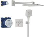 GROHE Grohtherm SmartControl falsík alatt zuhanyrendszer Rainshower SmartActive 310 Cube fejzuhannyal, supersteel 34864DC0 (34864DC0)