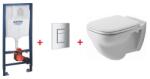 GROHE Rapid SL falsík alatti wc tartály komplett szett SZP-GR79 (38528001, 38732000, Duravit-22100900002, Duravit-0067390000) (SZP-GR79)