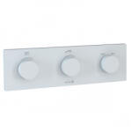 Kludi Tronic PUSHTRONIC elektronikus falsík alatti termosztát, matt fehér 3830053-00 (3830053-00) - szaniterplaza