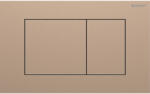 Geberit Sigma40 Square működtetőlap 2 mennyiséges öblítéshez easy-to-clean bevonattal, szálcsiszolt vörös arany 115.629. QB. 1 (115.629.QB.1)