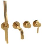 Bugnatese KOBUK Fal alatti kádcsaptelep kézizuhannyal, arany szín 2201DO (2201DO)