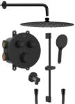 SAPHO SMARTSELECT 2-irányú falba süllyesztett zuhanycsaptelep szett, matt fekete RP032B-02 (RP032B-02)