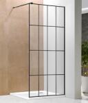 Niagara Wellness FRIDA black Walk-In zuhanyfal 110 cm NWWI-FRB110 (NWWI-FRB110)