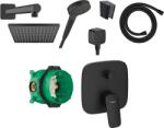 Hansgrohe Logis falsík alatti csaptelep szett, matt fekete SZP-HG35 (SZP-HG35)