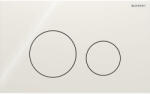 Geberit Sigma40 Round működtetőlap 2 mennyiséges öblítéshez, homokszürke üveg 115.628. JL. 1 (115.628.JL.1)