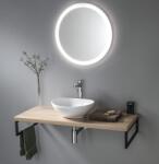 Aqualine Sapho AQUALINE VEGA 145x45cm mosdótartó pult, platina tölgy VG750 (VG750)