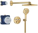 GROHE Grohtherm SmartControl falsík alatti termosztátos zuhanyrendszer Rainshower SmartActive 310 fejzuhannyal, Cool Sunrise 34863GL0 (34863GL0)