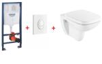 GROHE Rapid SL falsík alatti wc tartály komplett szett SZP-GR37 (38528001, 38505SH0, Roca-A346997000, Roca-A8019D0004) (SZP-GR37)