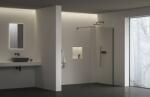 RAVAK Walk-In Air Wall 100 cm zuhanyfal, transparent, matt fekete GW9WA0300Z1C (GW9WA0300Z1C)