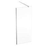 Geberit GEO 90 Walk-in fix oldalfal, ezüstözött 560.129. 00.2 (560.129.00.2)