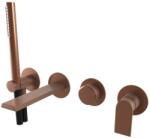 Bugnatese SIMPLE Fal alatti kádcsaptelep kézizuhannyal PVD fényes rame színben 6601PR (6601PR)