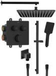 SAPHO SMARTSELECT 2-irányú falba süllyesztett zuhanycsaptelep szett, matt fekete RP042B-02 (RP042B-02)