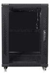 Lanberg 19" szabadon álló rack szekrény 15U/600X800 lapraszerelt, fekete FF01-6815-12B (FF01-6815-12B)