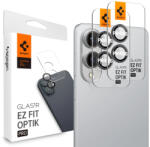 Spigen "Glas. tR EZ Fit Optik Pro HD" Samsung Galaxy S25 Edge Tempered kameravédő fólia felhelyező kerettel, fekete (2db) (AGL09413) - speedshop