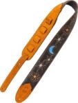 Levy's Sunbird Series Dark Brown Sun and Moon Curea de chitară (M4MN-DBR)