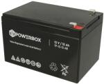  POWERBOX 12V 12Ah VRLA AGM akkumulátor
