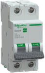 Schneider Electric EASY9 PRO EZ9F57202 Kismegszakító 2P, 2A, C karakterisztika, 6 kA (EZ9F57202)