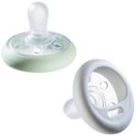  Tommee Tippee CTN Night éjszakai anyamell formájú nyugtató cumi 0-6 hó 2 db- Menta/szürke
