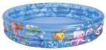 Welora Piscina pentru Copii, Model Lumea Marina, dimensiuni Ø1.20x0.24 m, Albastru (JM1221183)