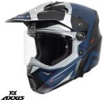 AXXIS Casca Axxis Wolf DS Hydra - Adventure, albastru mat, Ochelari soare incluși (42598822173)