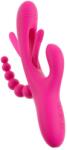 Sweet Smile SMILE - tripla karos, nyelves vibrátor (pink) - shop