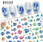  Körömmatrica - F1117 sellő